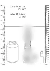 Фалоимитатор из эластомера 19 см. Realistic Dildo With Balls (прозрачный)