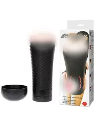 Мастурбатор анус в тубе Pink Butt с вибрацией – телесный