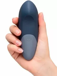 Стимулятор клитора Womanizer Vibe, 10 скоростей, технология UltraWave Vibration, темно-синий