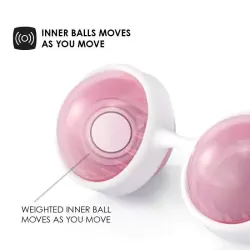 Компактные  вагинальные шарики Lelo Luna Beads Mini, 2 пары, диаметр 3,6 см