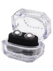 Вагинальные шарики Domino Metallic Balls металлические – серебристые