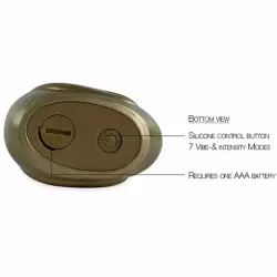 Вибратор-уточка с изящным боа Big Teaze Toys I Rub My Duckie 2.0, золотистый