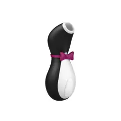 Бесконтактный стимулятор клитора Satisfyer Pro Penguin Next Generation перезаряжаемый – черный с белым