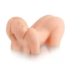 Мастурбатор мини кукла Sarah ротик, вагина и анус с вибрацией – телесный