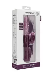 ВИБРАТОР КРОЛИК ROTATING BEETLE - фиолетовый