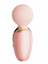 Компактный вибратор Zalo AVA, с функцией нагрева, 8,9 см, силикон, розовый