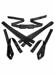 Фиксаторы для бондажа Bordeaux , 5 предметов, черный