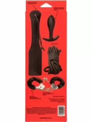 Многофункциональный БДСМ-набор California Exotic Novelties Pleasure Kits Explorer Collection, 4 предмета, с анальной пробкой