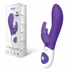 Манящий вибромассажёр-кролик The Rabbit Company The Come Hither Rabbit – фиолетовый