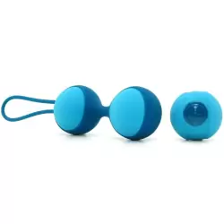 Набор из 3-х вагинальных шариков разного веса Stella II - Blue