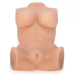 Мастурбатор реалистичный Vivid Raw Life Size Body Banger с вибрацией – телесный