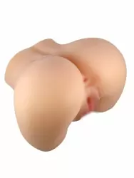 Реалистичный мастурбатор Baile Mila, мини-полуторс вагина-анус, ТПР, телесный