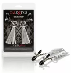 Зажимы для сосков Nipple Play Playful с кисточками - серебристый