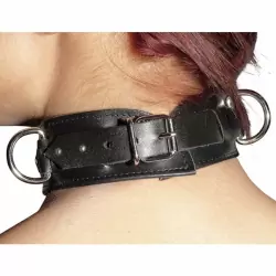 Кожаный ошейник Zado Collar - черный