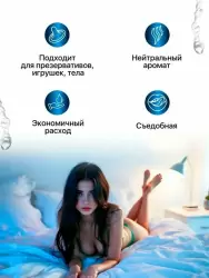 Смазка на водной основе Joydrops Natural, длительное скольжение, 125 мл