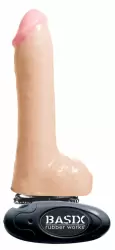 Вибратор Basix Rubber Works 8\ - Flesh