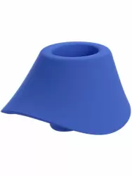 Компактный вибратор-кролик Womanizer Blend с бесконтактной клиторальной стимуляцией, 13,8 см, голубой