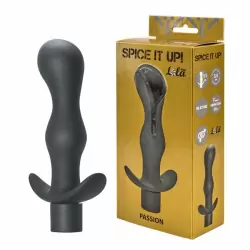Анальная пробка с вибрацией Spice it up Passion Dark Grey 8004-02Lola