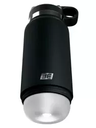 Нереалистичный мастурбатор Pipedream FAP FLASK, 22,8 см, в виде бутылки для воды, чёрный