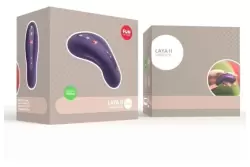 Компактный стимулятор клитора Fun Factory LAYA II, 4 скорости, силикон, фиолетовый