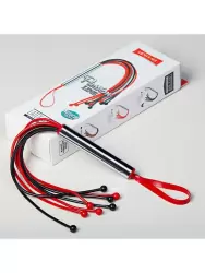 Плеть Sitabella Мини с шариками – черно-красный