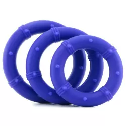 Набор эрекционных колец Posh фиолетовый