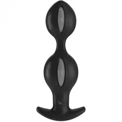 Анальные шарики B Balls со смещенным центром тяжести – черный с серым