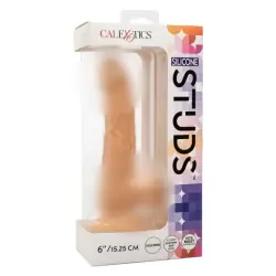 Реалистичный фаллоимитатор на присоске SILICONE STUDS 6 IVORY