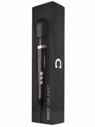 Мощный вибратор Doxy Die Cast, 37 см, силикон, черный