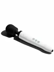 Мощный вибратор Doxy Die Cast R, 37 см, силикон, белый