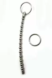 Гибкая уретральная струна из металла Kanikule metal - серебристый	     