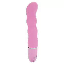 Вибромассажер 10-Function Silicone Pleasure Bendie Wavy G's – розовый