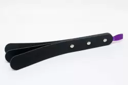 Мини-плеть из натуральной кожи с тройным слоем