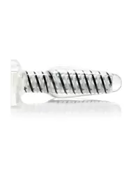 Анальная пробка Art Deco 4.75 – прозрачный