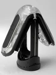 Автоматический мастурбатор Tenga Flip Zero, два вибрирующих ядра, 18 см, черный