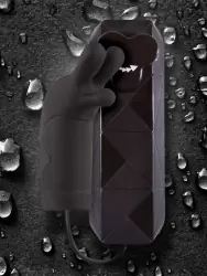 Мини-вибратор Trois Massager - Black