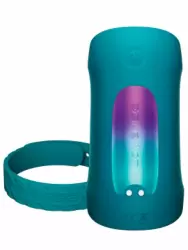 Интерактивный мастурбатор Lovense Gush 2, 10,6 см, точечная вибрация, бирюзовый