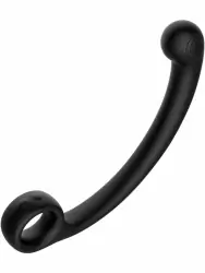 Изогнутый вибратор SVibe Snail AXI Spot Wand, технология AuraTouch, 8 режимов, 20,8 см, силикон, черный