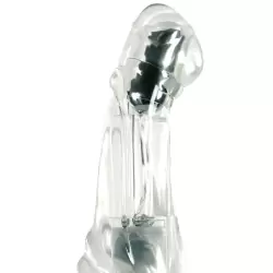 Светящийся вибромасcажер Lucidity Mirage – прозрачный