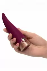 Премиальный вибратор Starstruck Fling: 9 см, 12 режимов работы, АБС/силикон