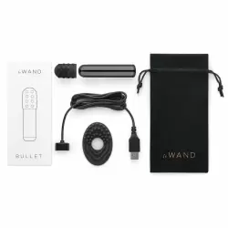 Люксовый мини-вибратор Le Wand Bullet темный графит