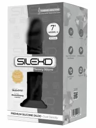 Реалистичный фаллоимитатор SILEXD Model 4, 17,7 см, силикон, черный