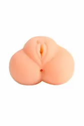 МАСТУРБАТОР РЕАЛИСТИЧНЫЙ ВАГИНА+ АНУС, XISE, TPR, ТЕЛЕСНЫЙ, 17,5 СМ