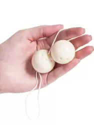 Вагинальные шарики Vibratone Balls – белые