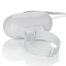 Эрекционное кольцо Pocket Exotics Vibrating Ring с вибрацией – белый