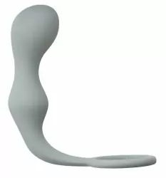 Анальный стимулятор с эрекционным кольцом Double Pleasure Anal Plug – серый 