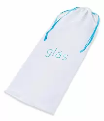 Двусторонний фаллоимитатор Glas Double-sided Glass Dildo, 28 см, рельефный, стекло