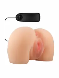 Реалистичный мастурбатор Baile Mila, мини-полуторс вагина-анус, ТПР, телесный