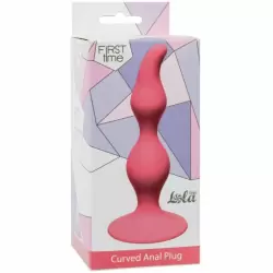 Анальная пробка Curved Anal Plug Pink 4105-01Lola