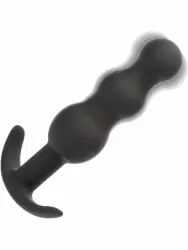 Анальная виброёлочка California Exotic Novelties Boundless Vibrating Beaded Plug, для ношения, 10 режимов, силикон